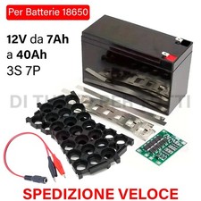 Batteria 12V 3S 7P 40A BMS per