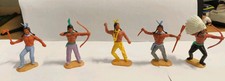 Lotto 5 Soldatini Indiani Timpo Toys scala 1:32 n.2