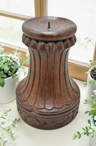 Vintage legno rotondo - in,