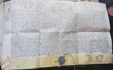 Bulle Papale Innocent XI contresignée 1682 complet du cachet en plomb