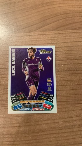 Topps match attax card - match, luca