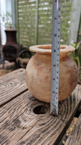 Vaso alabastro vintage - vaso,