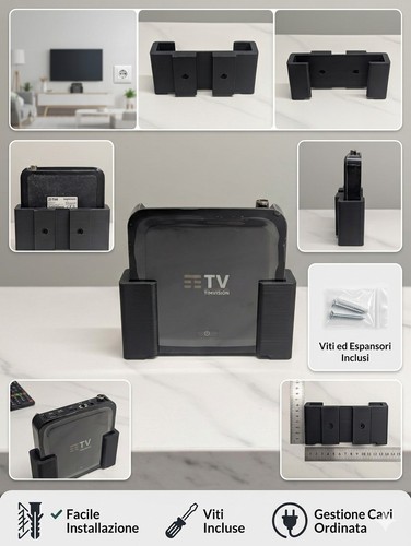 Supporto muro per decoder - da,