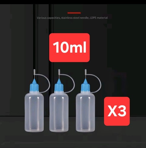 Boccette plastica 10ml colla - boccette,