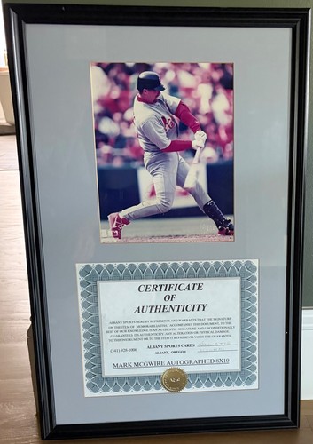 Foto epoca mark mcgwire 8x10 - d'epoca,