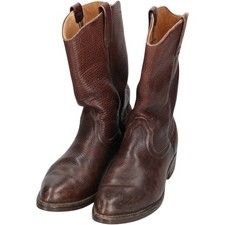 Stivali western MARRONE made in USA 10E uomo 28,0 cm