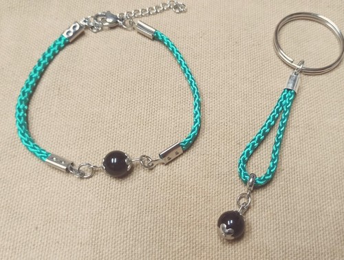Parure bracciale portachiavi - parure,