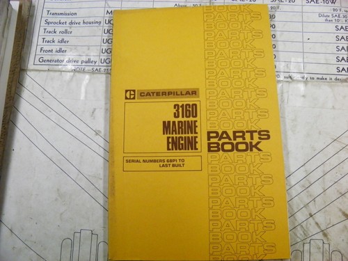 Libretto ricambi motore - motore, marino