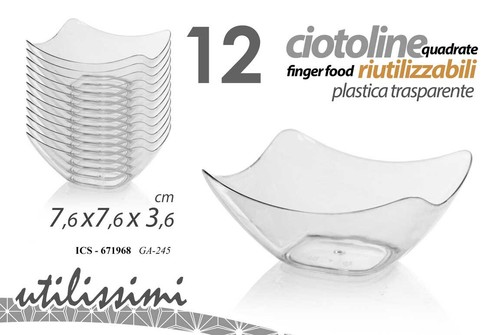 Set ciotoline finger food - 12,