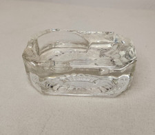 Antico e raro CALAMAIO IN VETRO -  porta boccetta per l'inchiostro e penna