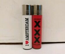 ACCENDINI CLIPPER AMSTERDAM-LIGHTERS-MECHEROS-BRIQUET-FEUERZEUG-ENCENDEDOR-OLD