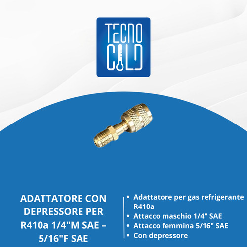 Adattatore con depressore per - depressore,