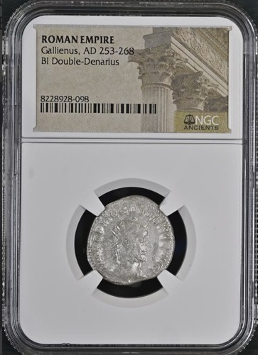 Moneta romana antica doppio