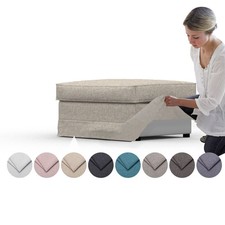 Comoda copertura per poggiapiedi Ektorp - Miscele di cashmere tessuto...