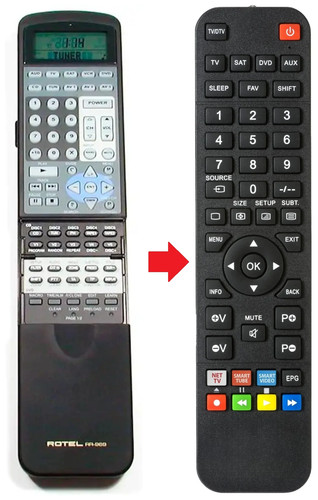 Telecomando adatto per rotel - telecomando,