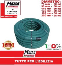 TUBO CORRUGATO DRENANTE + FILTRO TESSUTO NON TESSUTO TNT DOPPIA PARETE DRENAGGIO