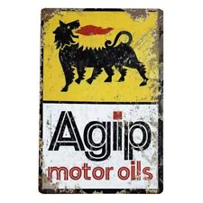 Insegna Targa Vintage Agip