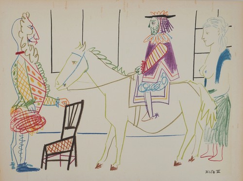 Pablo picasso courtisan roi - pablo,