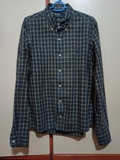Polo Ralph Lauren - camicia uomo cotone a righe quadretti verde blu rosso tg. M