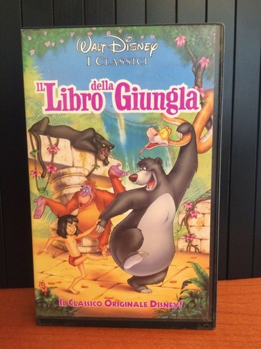 Vhs libro della giungla - vhs,