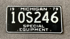 RARA TARGA 1979 MICHIGAN
