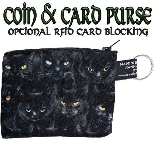 Portafortuna gatto nero occhi - gatto,