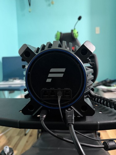 Fanatec wheelbase and pedals - and,