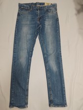 Pantalone jeans uomo slim blu