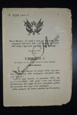 Regio Decreto Umberto I Tabella paghe equipaggi estesa compagnie infermieri 1878