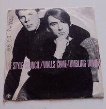The Style Council - Walls Come Tumbling Down Vinile 45 Giri 1985