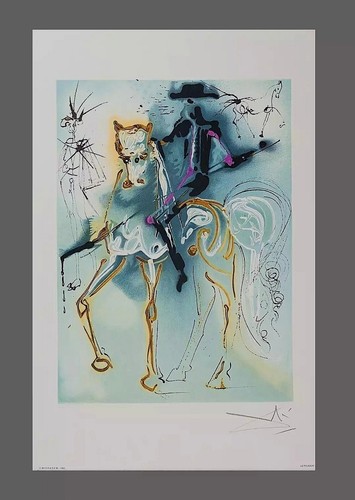 Salvador dalí litografia - salvador,