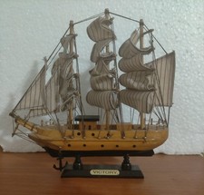 Veliero In Legno Vintage
