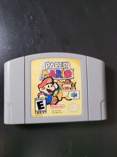 Nintendo n64 paper mario - nintendo,