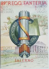 CARTOLINA 89 REGGIMENTO