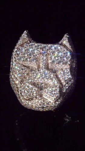 Anello uomo moissanite grande - moissanite,