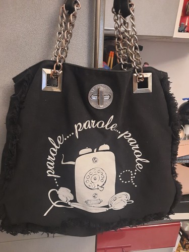 Borsa pandorine nera parole - borsa,