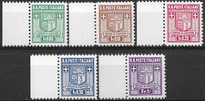 1944 Campione d'Italia Stemma 5v. bs MNH Sassone n. 1/5