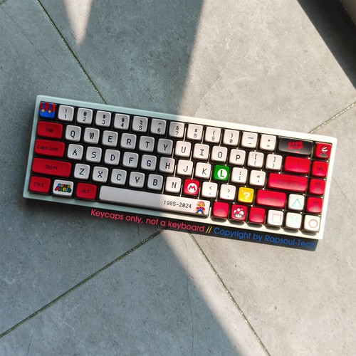 Super mario anime pbt keycap - mario,