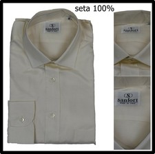 Camicia Uomo Seta Pura 100%