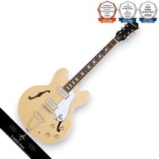 Chitarra elettrica Epiphone Casino Natural modello 1961 acustica completa