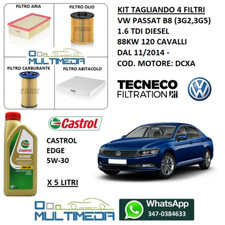 KIT TAGLIANDO 4 FILTRI OLIO