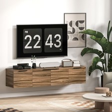 HOMCOM Mobile Porta TV fino