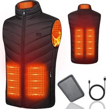 Gilet giubbotto riscaldato uomo donna con batteria usb alta qualità 3XL