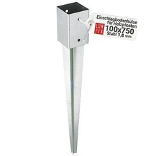 Manicotto da pavimento 100 x 100 mm per pali in legno supporto per pali...