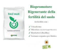 RAIZ MAX STALLATICO CONCIME ORGANICO IN PELLET FUNGHI MICORRIZICI BIO 25 KG