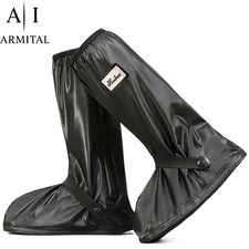 Copriscarpe Impermeabili Antiscivolo Moto Bici – Riutilizzabili per Pioggia Neve