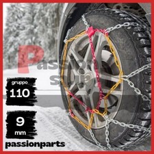 Catene da neve 245 40 18 GRUPPO 110 9mm Pneumatici 245 40 R18 - Omologate