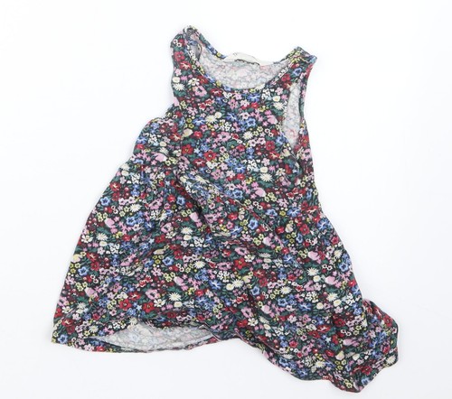 Bambina nero floreale - h&m,