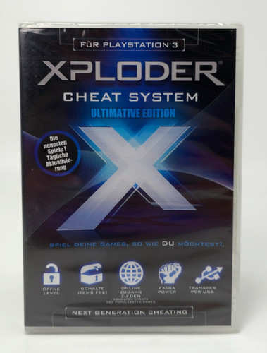 Ps3 xploder cheat system - ps3,