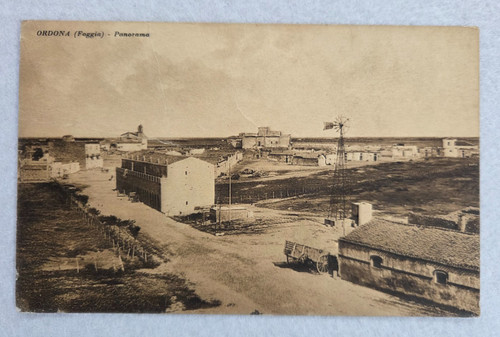 Cartolina foggia ordona - foggia,